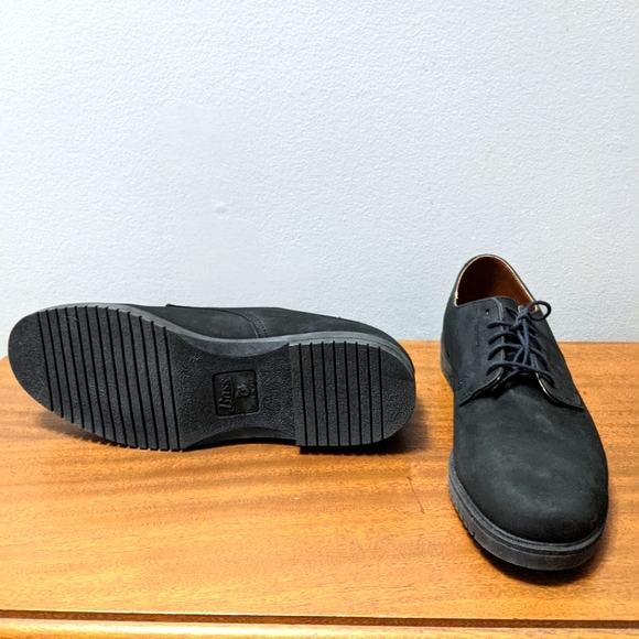 NWT Bass Black Suede Stockton Oxfords. Made in the USA. Size 11M. - Picture 6 of 8